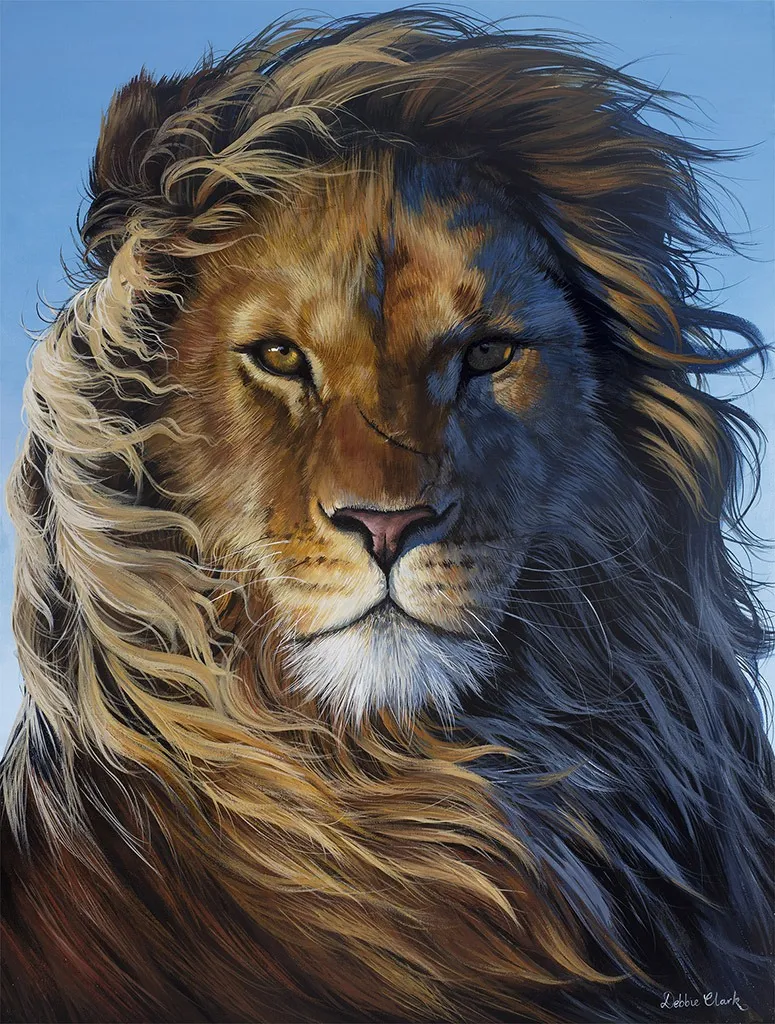 A painting of a lion, the Lion of the tribe of Judah